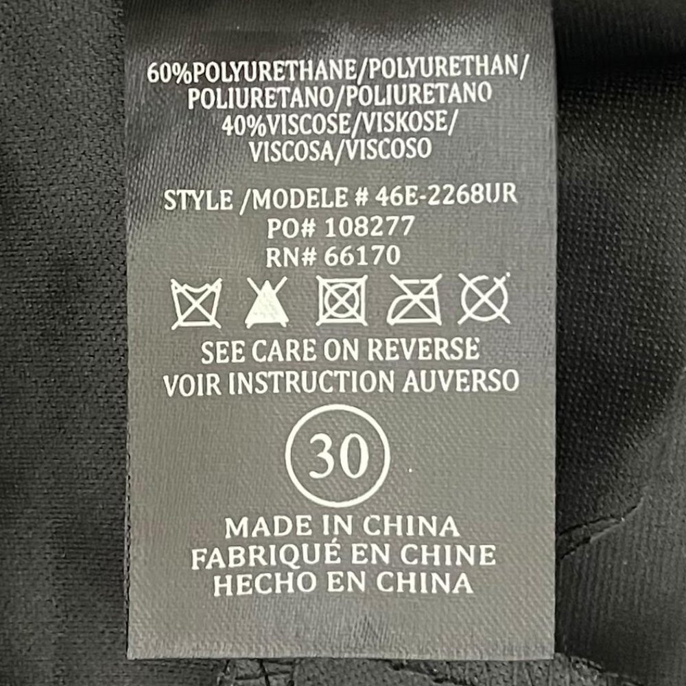Urban Outfitters Size 30 NEUL Eco Faux Vegan Leather Pants - Picture 5 of 9